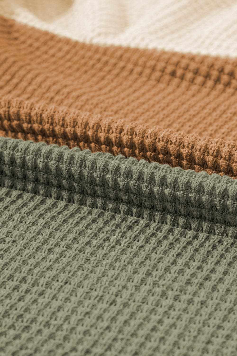 Color block long sleeve blouse - Love Salve